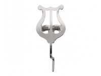 Estante de Marcha para Saxofone Obrac 1204 Curta Niquelado Estante de Marcha para Saxofone Obrac 1204 Curta Niquelado